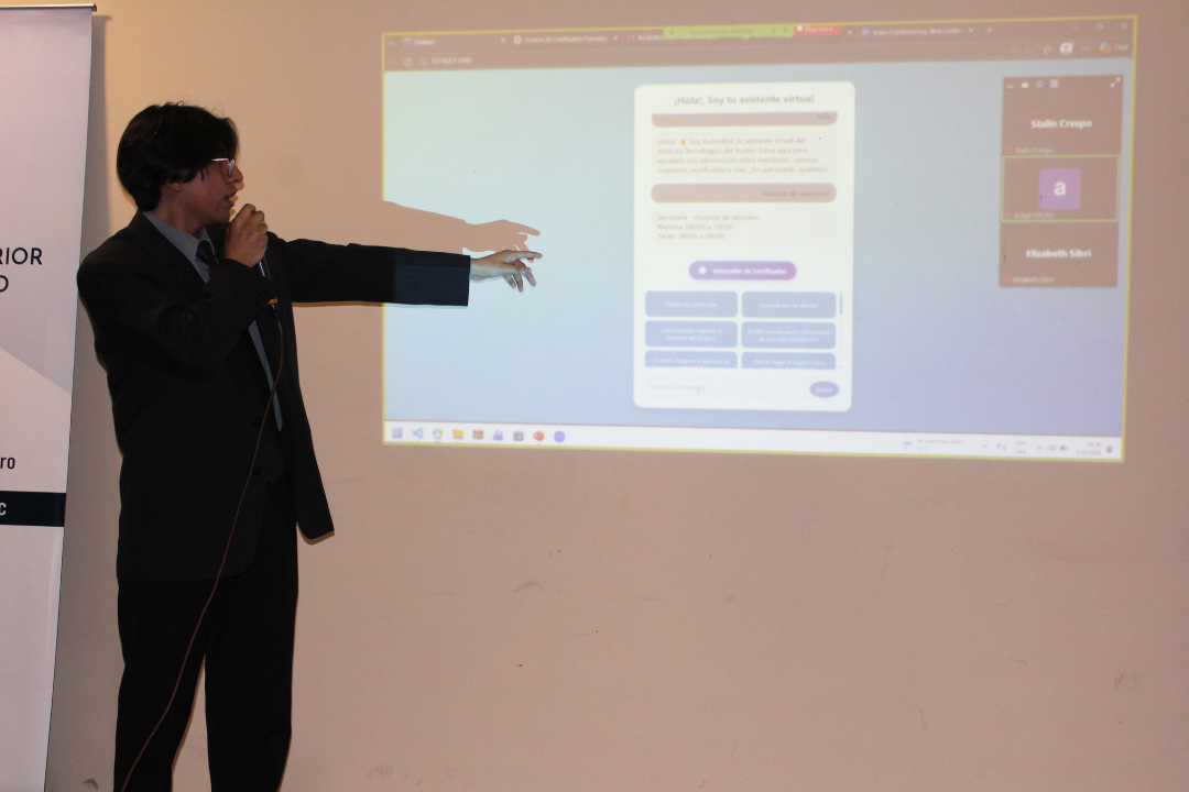 Estudiantes de Desarrollo de Software entregaron proyectos de integración curricular innovadores que mejorarán los procesos en el IST del Austro