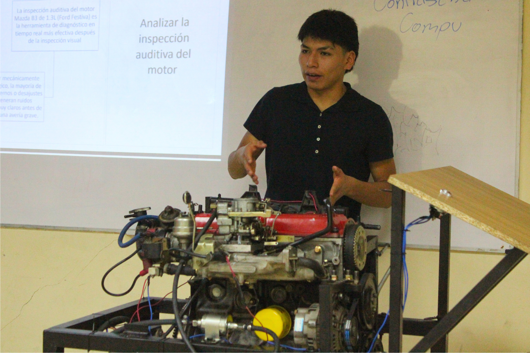 Estudiantes de Mecánica Automotriz aplican ciencia y tecnología en proyectos aplicados